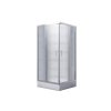 Čtvercový sprchový kout MODERN 165, 90 cm, 90 cm, 165 cm, Univerzální Levé / Pravé, Čiré bezpečnostní sklo - 6 mm, Chrom/Leštěný hliník (ALU)  DOPRAVA ZDARMA