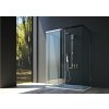 Sprchové dveře URBAN ESSENCE N1FS, 120 cm, Pravé (DX), Čiré bezpečnostní sklo - 6 mm, Hliník ossidato  DOPRAVA ZDARMA