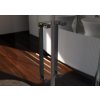 Obdélníkový a čtvercový sprchový kout ESSENCE A1FS, 75 cm, 200 cm,  Levé (SX), Čiré bezpečnostní sklo - 6 mm, Hliník ossidato