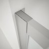 Sprchové dveře oxi.SLIDE N1FS, 140 cm, Acidato bezpečnostní sklo - 6 mm, Bílá  DOPRAVA ZDARMA