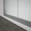 Sprchové dveře oxi.SLIDE N1FS, 140 cm, Acidato bezpečnostní sklo - 6 mm, Bílá  DOPRAVA ZDARMA
