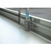 Sprchové dveře oxi.SLIDE N1FS, 150 cm, Fasciato bezpečnostní sklo - 6 mm, Hliník ossidato  DOPRAVA ZDARMA