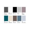Pevná stěna BE.COLORS F1, 70 cm, Fasciato bezpečnostní sklo - 6 mm, 498 blue navy