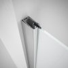 DECO WALK-IN W1P, 150 cm,  Levé (SX), Tratto bezpečnostní sklo - 6 mm, Černá  DOPRAVA ZDARMA