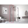 Pevná stěna DECO F1C, 70 cm, Reflex bezpečnostní sklo - 6 mm, Černá  DOPRAVA ZDARMA