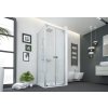 Sprchové dveře DECO N2B, 120 cm, Fasciato bezpečnostní sklo - 6 mm, Černá  DOPRAVA ZDARMA