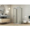 Sprchové dveře ESSENCE N2S, 75 cm, Čiré bezpečnostní sklo - 6 mm, Hliník ossidato  DOPRAVA ZDARMA