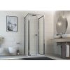 Sprchové dveře ESSENCE N2B, 70 cm, Čiré bezpečnostní sklo - 6 mm, Bílá  DOPRAVA ZDARMA