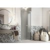 Sprchové dveře ESSENCE N2B, 70 cm, Čiré bezpečnostní sklo - 6 mm, Bílá  DOPRAVA ZDARMA