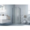 Sprchové dveře ESSENCE N1B, 90 cm, Čiré bezpečnostní sklo - 6 mm, Hliník ossidato  DOPRAVA ZDARMA