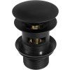 vypust click clack pro umyvadla s prepadem black