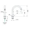 umyvadlova 2 otvorova baterie fonti 57 chrom