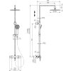 sprchovy set s termostatickou baterii thermo 15 olo chrom