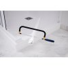 Sprchová zástěna FLEX - SATURNO NEW, 100 cm, 100 cm, 185 cm,   Zavírání do středu