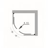 Set kout BARCELONA PLUS + vanička VENETS, 90 cm, 90 cm, Univerzální Levé / Pravé, Grape bezpečnostní sklo - 5 / 6 mm, Chrom/Leštěný hliník (ALU)