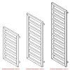 koupelnovy radiator glasgow zlata barva