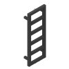 koupelnovy radiator perth cerna barva