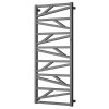 Koupelnový radiátor TRICK antracit old, Antracit, 45 cm, 120 cm, Středové 50 mm  DOPRAVA ZDARMA