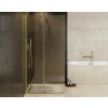 Walk-in sprchový kout VAYO GOLD, 100 cm, 200 cm, Univerzální Levé / Pravé, Čiré bezpečnostní sklo - 8 mm, Zlatá  DOPRAVA ZDARMA