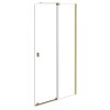 Walk-in sprchový kout VAYO GOLD, 100 cm, 200 cm, Univerzální Levé / Pravé, Čiré bezpečnostní sklo - 8 mm, Zlatá  DOPRAVA ZDARMA