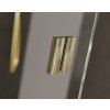 Walk-in sprchový kout VAYO GOLD, 100 cm, 200 cm, Univerzální Levé / Pravé, Čiré bezpečnostní sklo - 8 mm, Zlatá  DOPRAVA ZDARMA