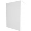 MEXEN/S - KIOTO samostatně stojící sprchová zástěna 100 x 200, dekor jinovatka 8 mm, bílá 800-100-002-20-30