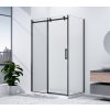 DRAGON BLACK obdélníkový sprchový kout 1600x800mm L/P varianta