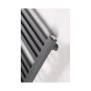 Koupelnový radiátor STICK antracit old, Antracit, 50 cm, 115 cm, Středové 50 mm