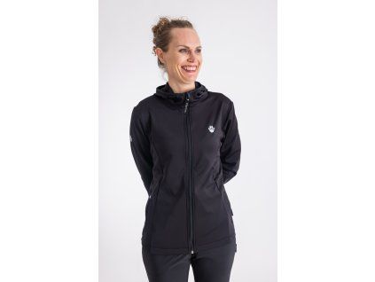 Dámská funkční mikina s kapucí černá