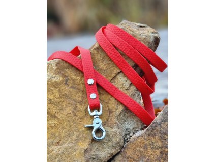 Leash HEXA  width 20 mm red