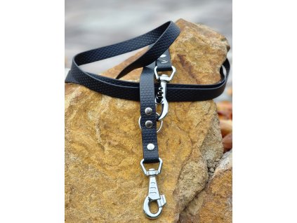 Double leash HEXA width 16 mm hook carabine