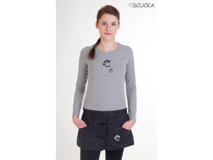 Výcviková sukně Paw Love černá