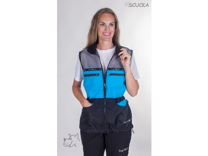 Letní výcviková vesta Unisex modrá