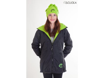 Dámská zimní bunda Lady Warm zelená neon