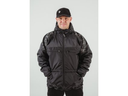 Pánská zimní bunda Pupa Warm černá Reflex maskáč