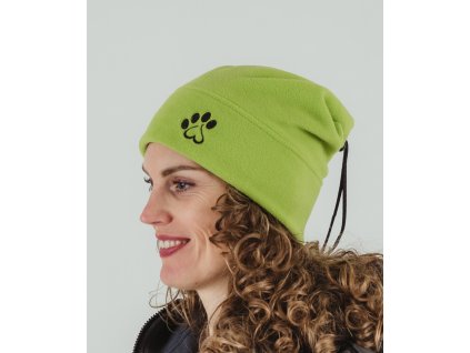 Tunel fleece Paw Love 2v1 zelená limetka