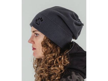 Tunel fleece Paw Love 2v1 šedý