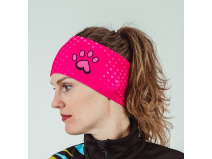 Čelenka Paw Love fuchsiová