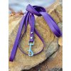 Leash HEXA width 16 mm purple