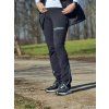 Dámské letní kalhoty Sport černé / reflexní zipy