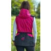 Women's vest with hood Tina Soft pink