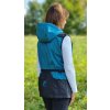 Dámská výcviková vesta s kapucí Tina Soft Petrol Blue