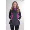 Women's vest with hood Tina Soft purple