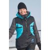 Women's vest with hood Tina Soft turquoise