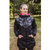 Dámská zimní bunda Lady Warm Camo Heart růžová