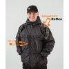 Pánská zimní bunda Pupa Warm černá Reflex maskáč