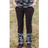 Women's summer trousers Lady black + CAMO