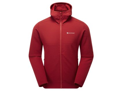 PROTIUM XT HOODIE-ACER RED-S pánská bunda tmavě červená