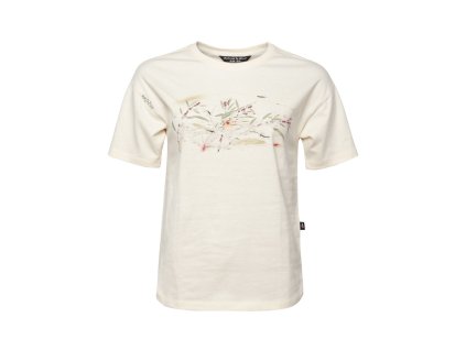 LEOBEN GRASSES-CREME-32 dámské tričko krémové
