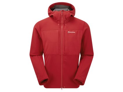 WINDJAMMER XPD HOODIE-ACER RED-S pánská bunda tmavě červená